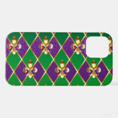 Sieraden Achtergrond Mardi Gras iPhone Hoesje (Achterkant horizontaal)