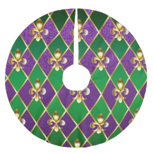 Sieraden Achtergrond Mardi Gras Kerstboom Rok