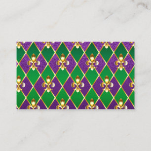 Sieraden Achtergrond Mardi Gras Klantenkaartje