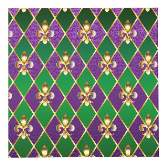 Sieraden Achtergrond Mardi Gras Kubus (Voorkant)