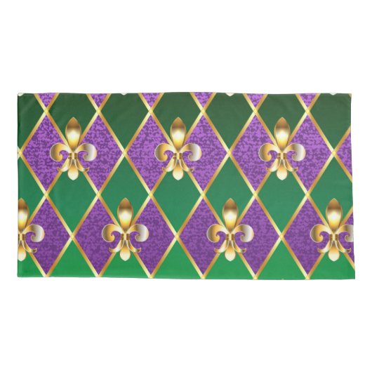 Sieraden Achtergrond Mardi Gras Kussensloop (Achterkant)