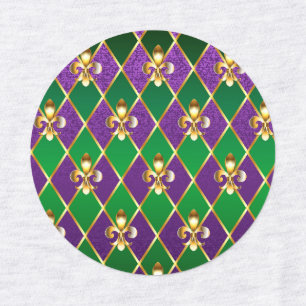 Sieraden Achtergrond Mardi Gras Labels
