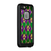 Sieraden Achtergrond Mardi Gras LifeProof iPhone Hoesje (Achterkant / rechts)