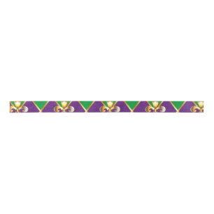 Sieraden Achtergrond Mardi Gras Lint