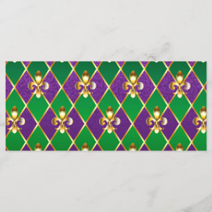 Sieraden Achtergrond Mardi Gras Menu