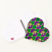 Sieraden Achtergrond Mardi Gras Notitieboek (Binnen)
