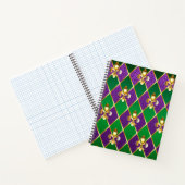 Sieraden Achtergrond Mardi Gras Notitieboek (Binnen)