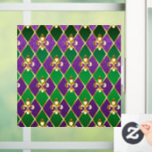 Sieraden Achtergrond Mardi Gras Raamsticker (Huis)
