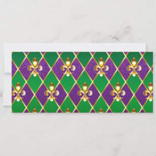 Sieraden Achtergrond Mardi Gras Save The Date