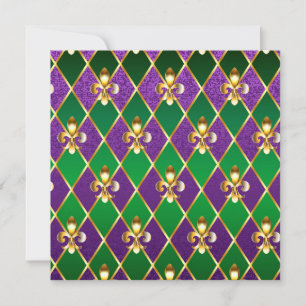 Sieraden Achtergrond Mardi Gras Save The Date