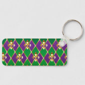 Sieraden Achtergrond Mardi Gras Sleutelhanger (Voorkant)