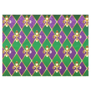 Sieraden Achtergrond Mardi Gras Tafelkleed