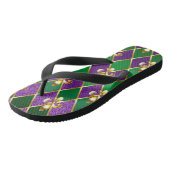 Sieraden Achtergrond Mardi Gras Teenslippers (Schuin)