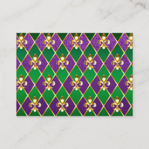 Sieraden Achtergrond Mardi Gras Visitekaartje