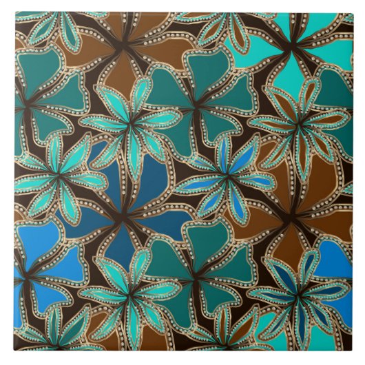 Sieraden Bloemen Tegeltje (Voorkant)