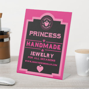 Sieraden Creator Reclamebord Met Voetstuk