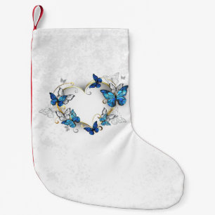 Sieraden Hart met Vlinders Morpho Kleine Kerstsok