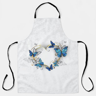 Sieraden Hart met Vlinders Morpho Schort