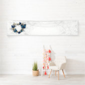 Sieraden Hart met Vlinders Morpho Spandoek (Insitu)