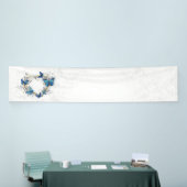 Sieraden Hart met Vlinders Morpho Spandoek (Beurs)