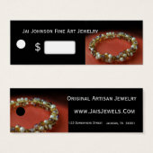 Sieraden Merchandise Prijs Labels Mini Visitekaartjes (Voorkant /achterkant)