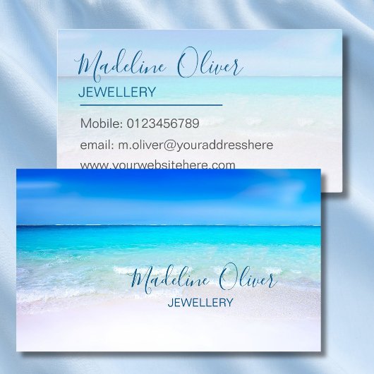 Sieraden Ocean Beach Zee Modern Visitekaartje