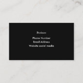 Sieraden patroonbedrijf logo visitekaartje (Achterkant)