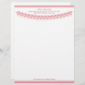 Sieraden Pearl Letterhead Briefhoofd (Voorkant / Achterkant)