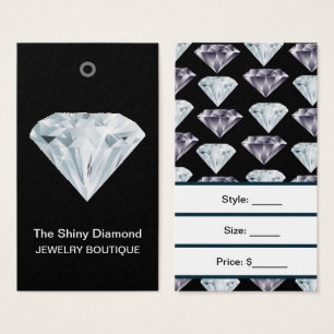 Sieraden Prijskaartjes Diamant Aangepaste Prijskaa Visitekaartje