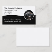 Sieraden Theme Diamond Visitekaartjes (Voorkant / Achterkant)