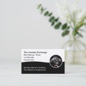 Sieraden Theme Diamond Visitekaartjes (Staand voorkant)