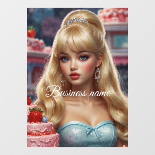 Sieraden voor de etalage raamsticker (Vel)