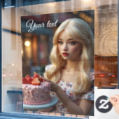 Sieraden voor de etalage raamsticker (Cafe Raam)