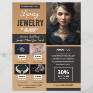 Sieradenwinkel Flyer Sjabloon