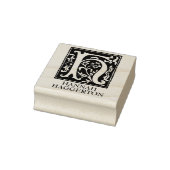 Sieralfabet letter H monogram Rubberstempel (Stempel)