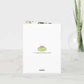 Sierbladeren / Aqua + bruin / Dank u kaarten (Achterkant)