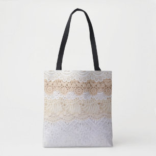 Sierbloemen kant: Elegant Collectie Draagtas