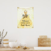 Sierbord 'Be our Guest Princess Bridal Shower' Poster (Keuken)