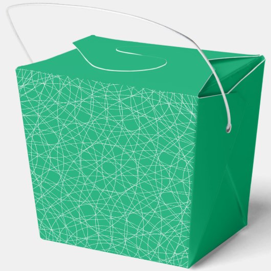 Sierdoos met smaragdgeometrisch patroon – Aanpasba Bedankdoosjes