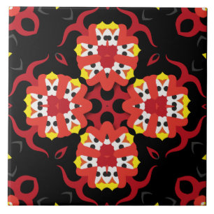 Sierkeramische tegel en meer tegeltje