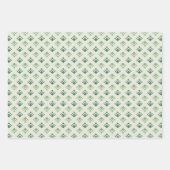 Sierkerstbomen.Wrapping papier Set van 3 Inpakpapier Vel (Voorkant 2)