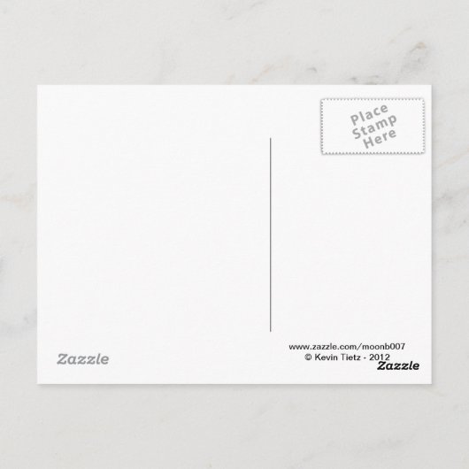 sierkool briefkaart (Achterkant)