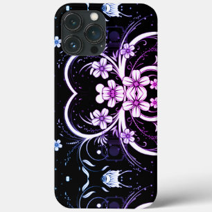 Sierkunst bloemschildering iPhone 13 pro max hoesje