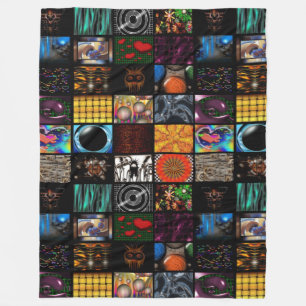 Sierkunst Pop Art-patroon Fleece Deken