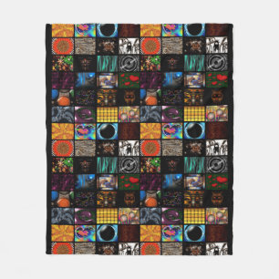 Sierkunst Pop Art-patroon Fleece Deken