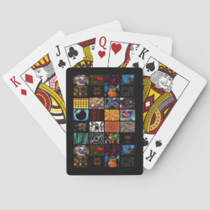 Sierkunst Pop Art-patroon Pokerkaarten
