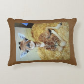 Sierkussen 12x16 Baby Giraffe Accent Kussen (Voorkant)