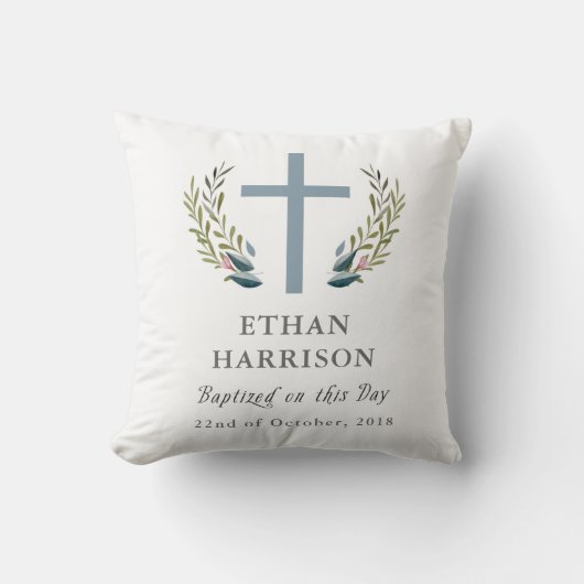 Sierkussen Baptism Keepomwille (Voorkant)