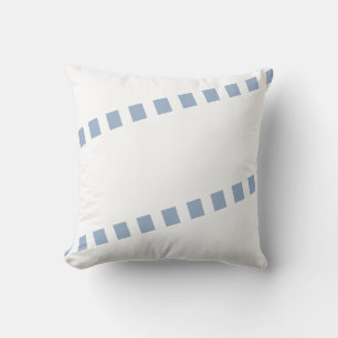 Sierkussen Blauw & Witte Streep