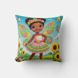 SIERKUSSEN - "BLIJE FEE MET ZONNEBLOEMEN"